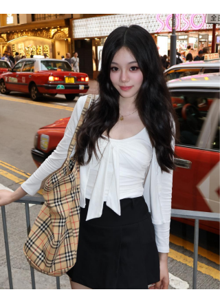 顯身材！蝴蝶結設計Top Set