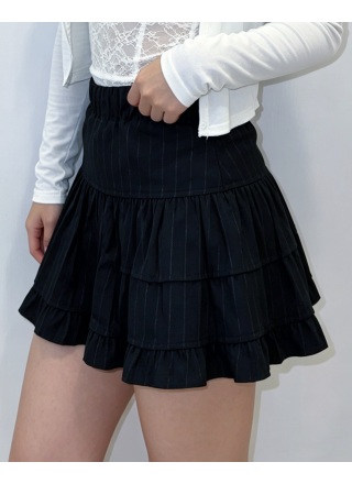 少女感暗花短裙