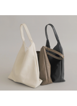 Modern Big Leather Bag (3 Color)